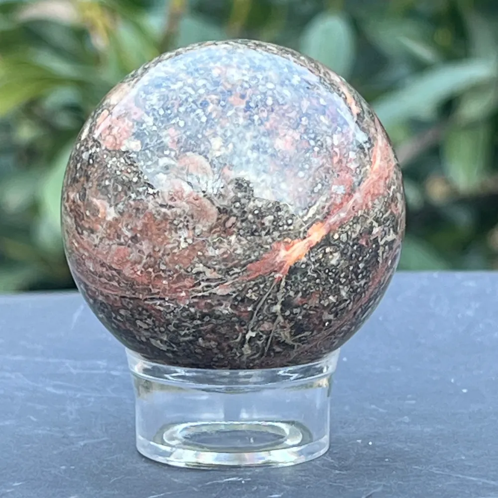 Skórka węż Jasper Sphere z Australii Model 3