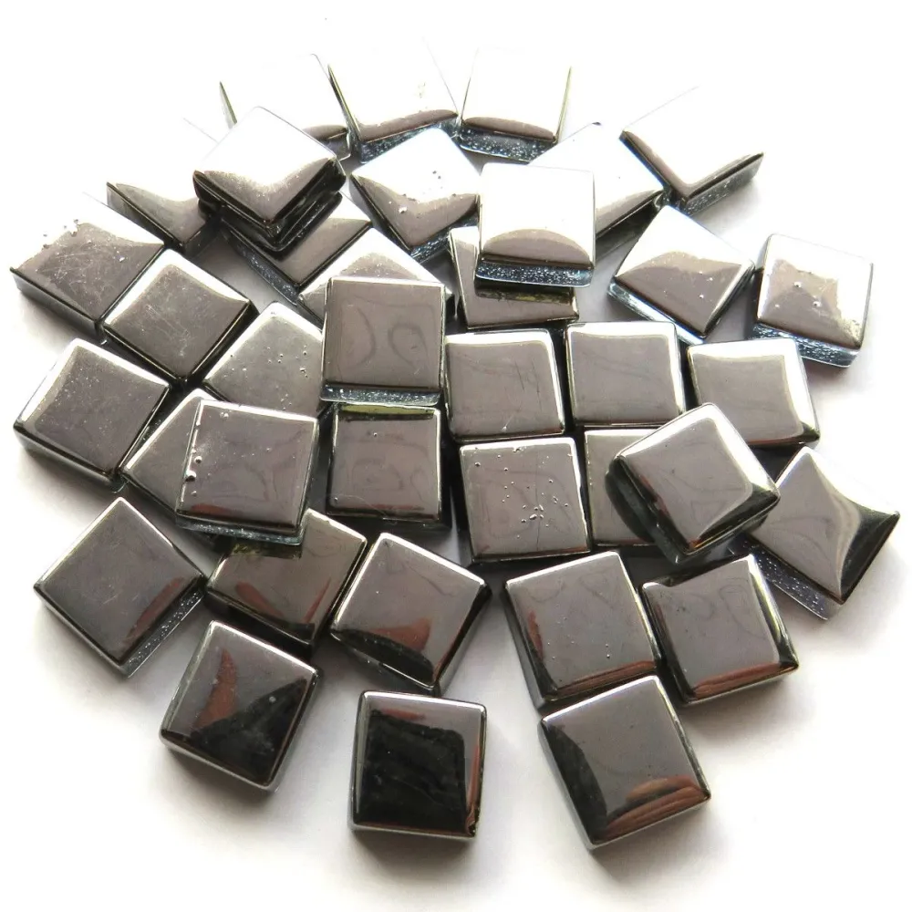 Szklana mozaika lustro 10mm srebrna