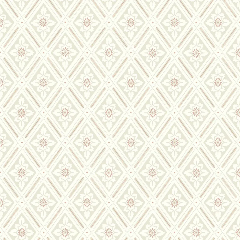 Tapeta flizelinowa papierowa z geometrycznym wzorem ESTER beżowy ze złotym