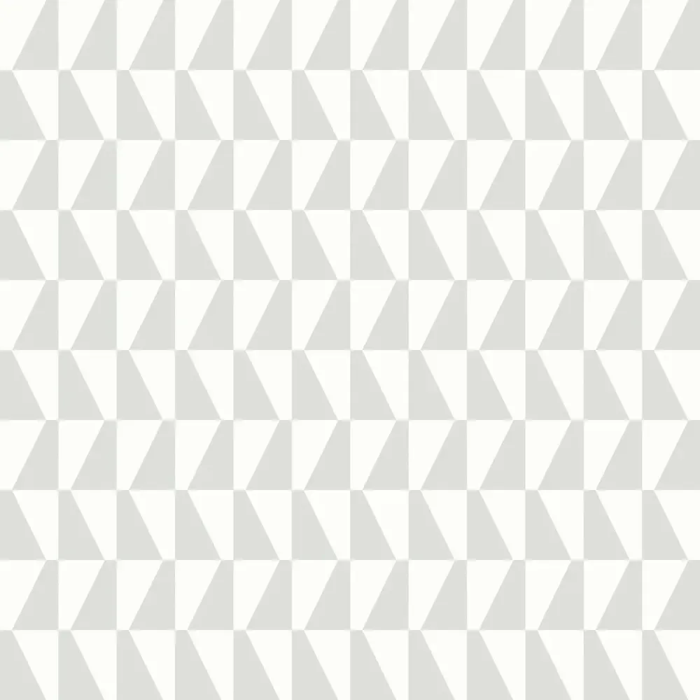 Tapeta flizelinowa papierowa z geometrycznym wzorem TRAPEZ zielony z białym
