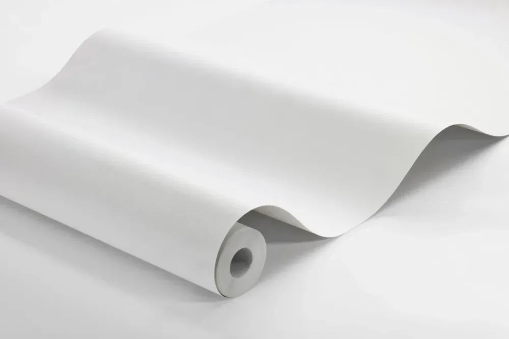 Tapeta flizelinowa papierowa jednolita TOM biały