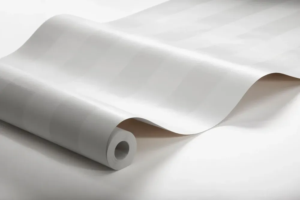 Tapeta flizelinowa papierowa w paski FALSTERBO STRIPE biały z szarym