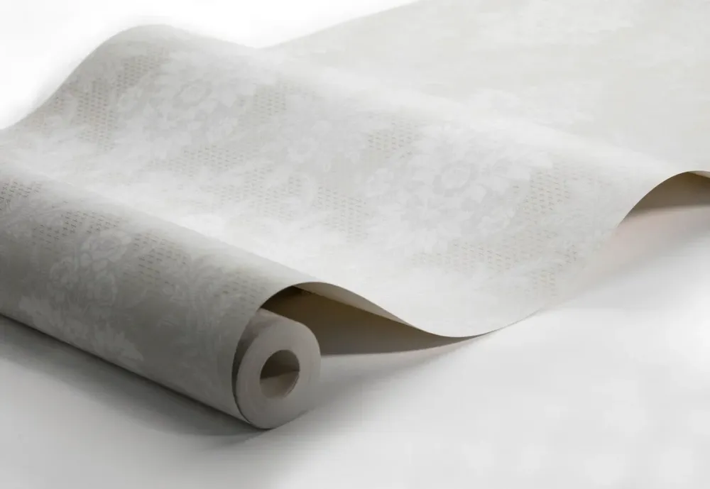 Tapeta flizelinowa papierowa z roślinnym wzorem SOFIA piaskowy beżowym