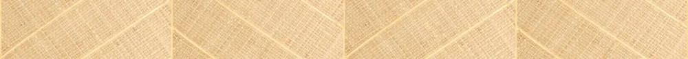Tapeta naturalna z geometrycznym wzorem jodełki z rafii MERINA - NATUREL DORÉ jasny brązowy ze złotym