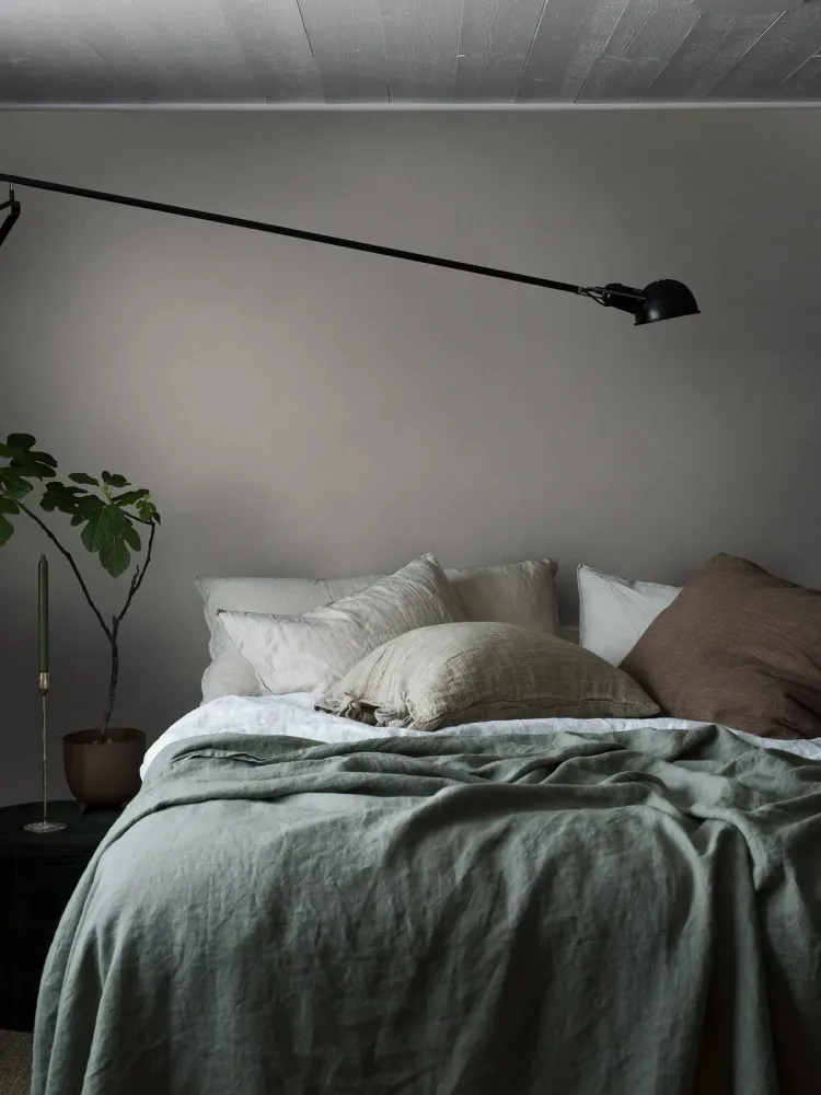 Tapeta strukturalna imitująca len LINEN - ASH GREY zgaszony szary