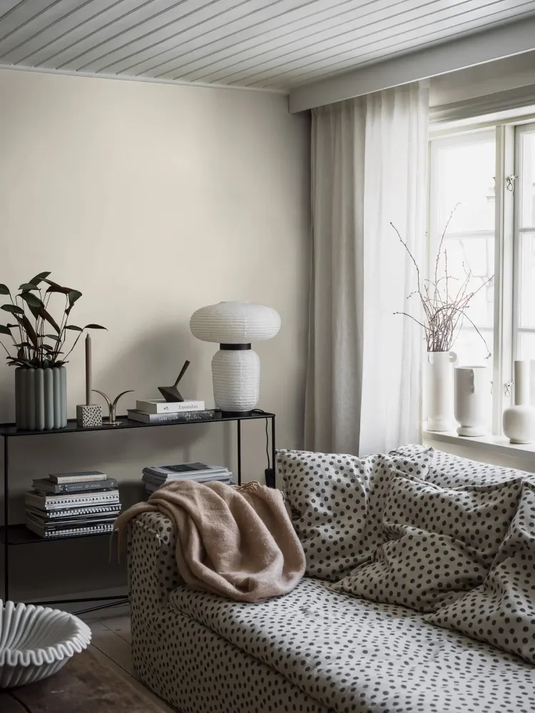 Tapeta strukturalna imitująca len LINEN - CREAM LINEN kremowy