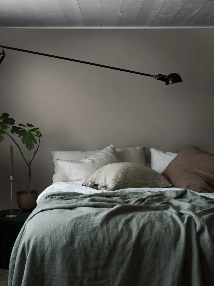 Tapeta strukturalna imitująca len LINEN - LINEN FIBER beżowoszary