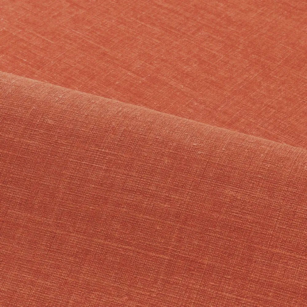 Tapeta strukturalna imitująca lniane płótno SHINOK - ORANGE FLAMBOYANT ciemny pomarańczowy