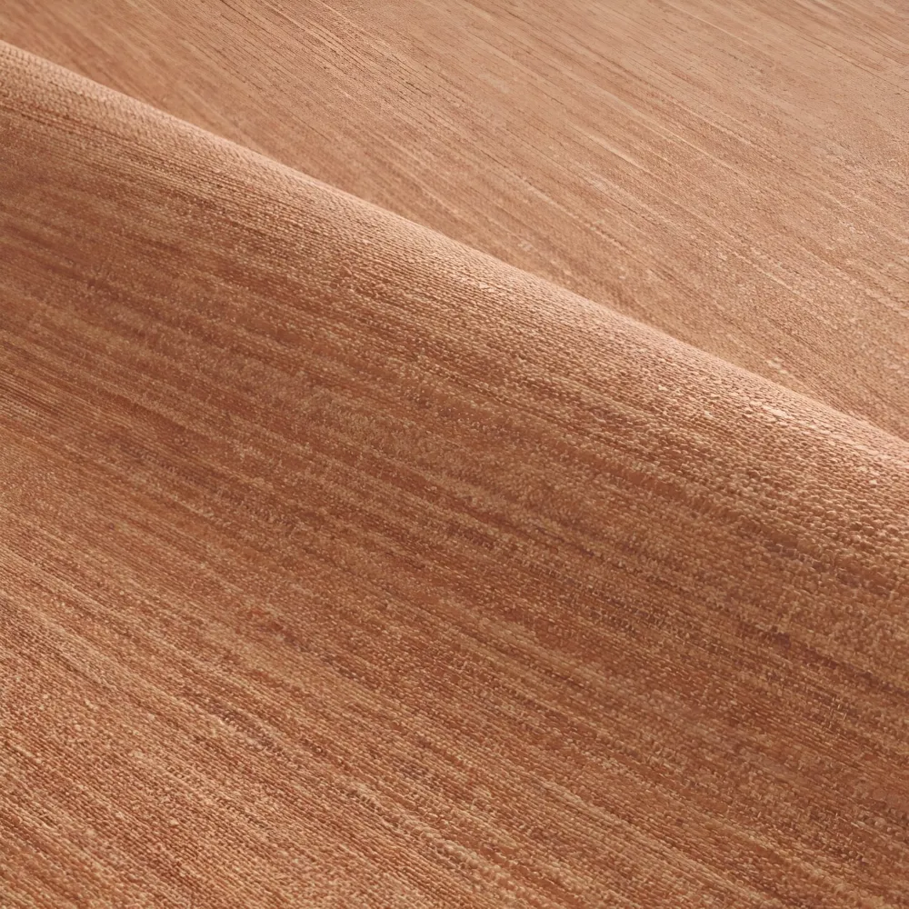 Tapeta strukturalna imitująca płótno OCCITAN - TERRE DE SIENNE terakota z brązem