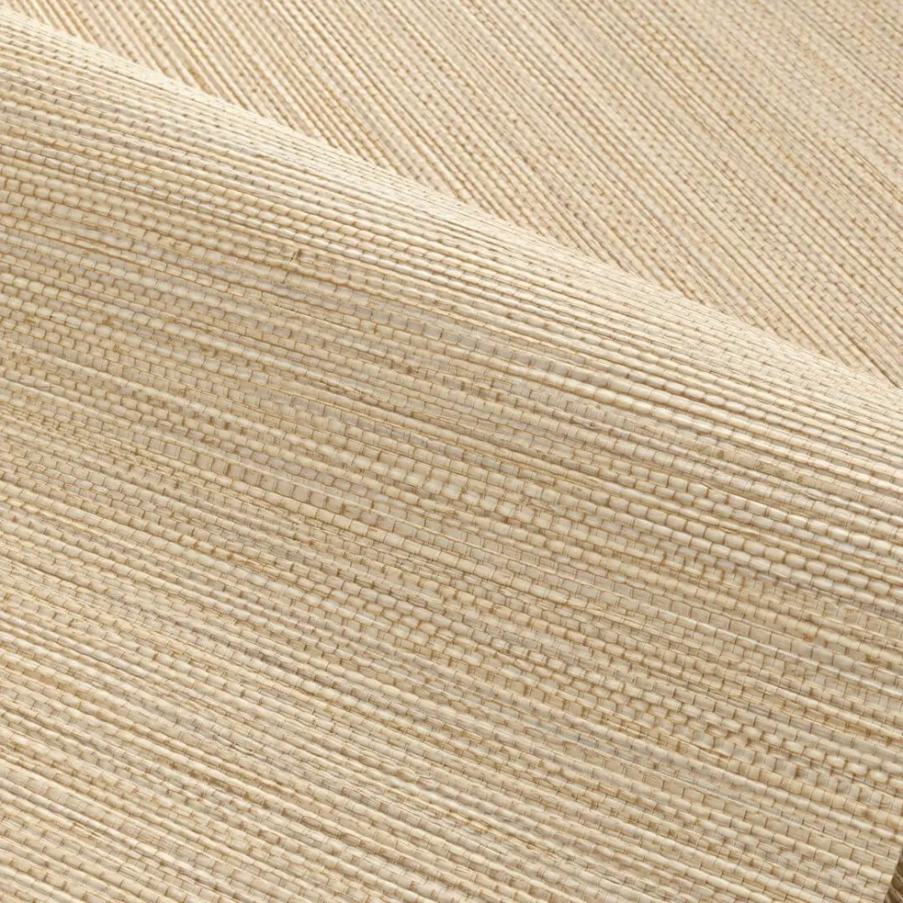 Tapeta strukturalna imitująca włókna trawy morskiej ZOSTERA - COQUILLE piaskowy