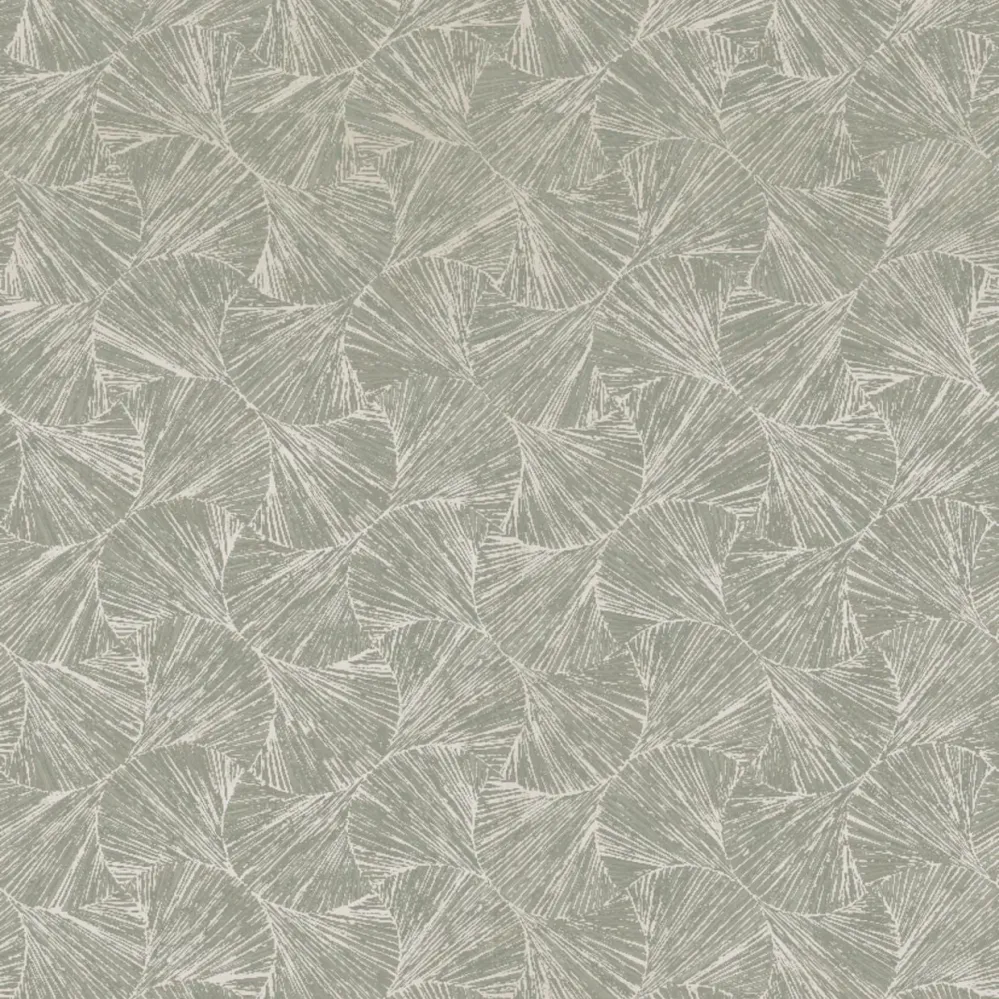 Tapeta strukturalna metaliczna z motywem roślinnym liści SONGKET - OPALINE/DORÉ perłowy ze złotym
