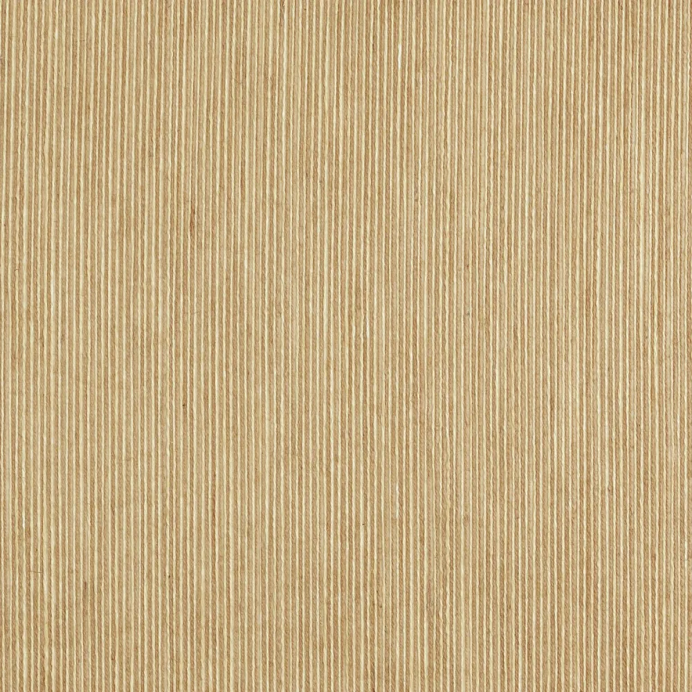 Tapeta strukturalna naturalna w prążki z juty i papieru GILI - NATUREL brązowy