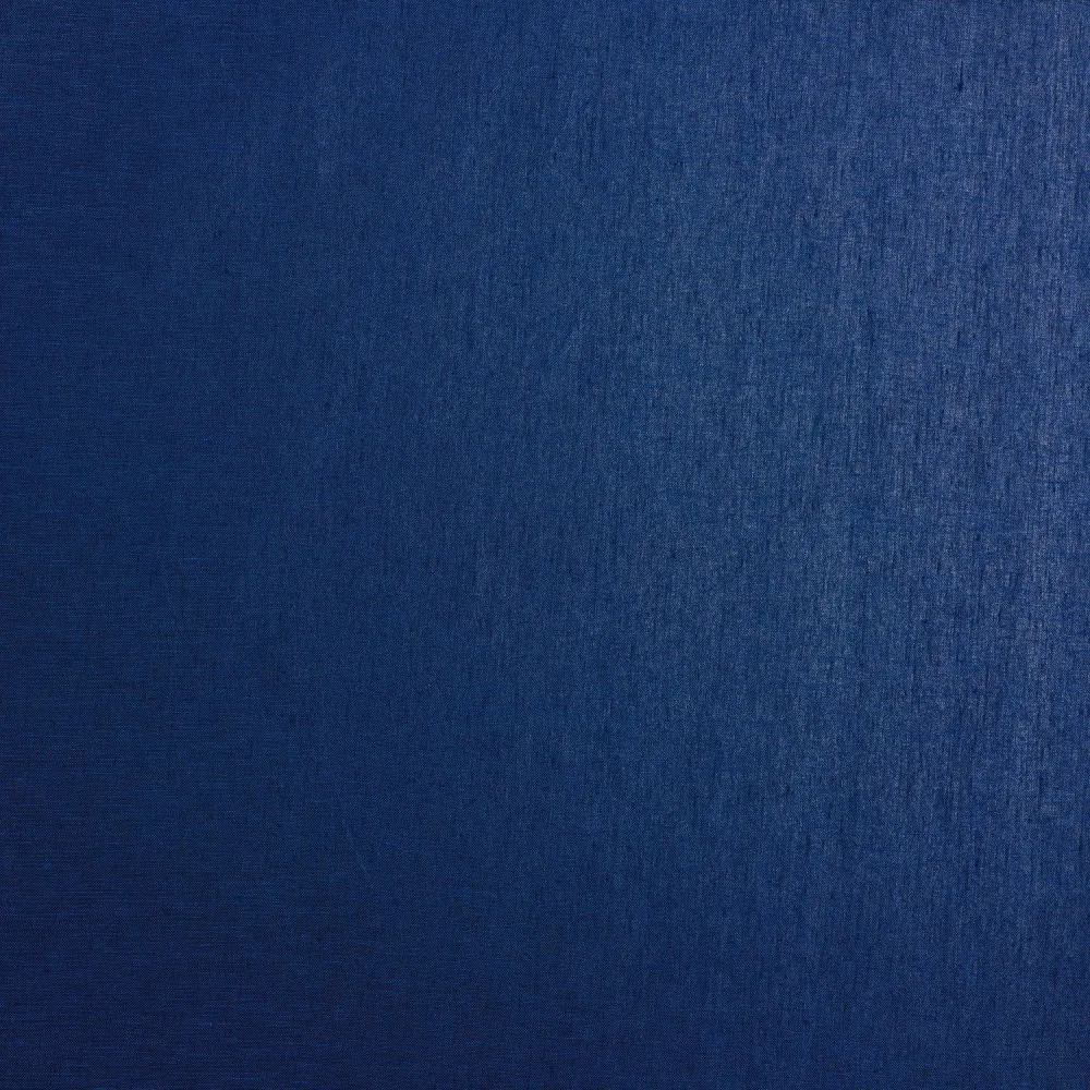 Tapeta tekstylna lniana z efektem opalizacji ELARA - BLEU ÉLECTRIQUE niebieski