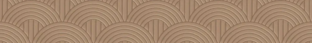 Tapeta tekstylna strukturalna z geometrycznym wzorem łuków VOLUTIS - BEIGE POUDRÉ pudrowy beż