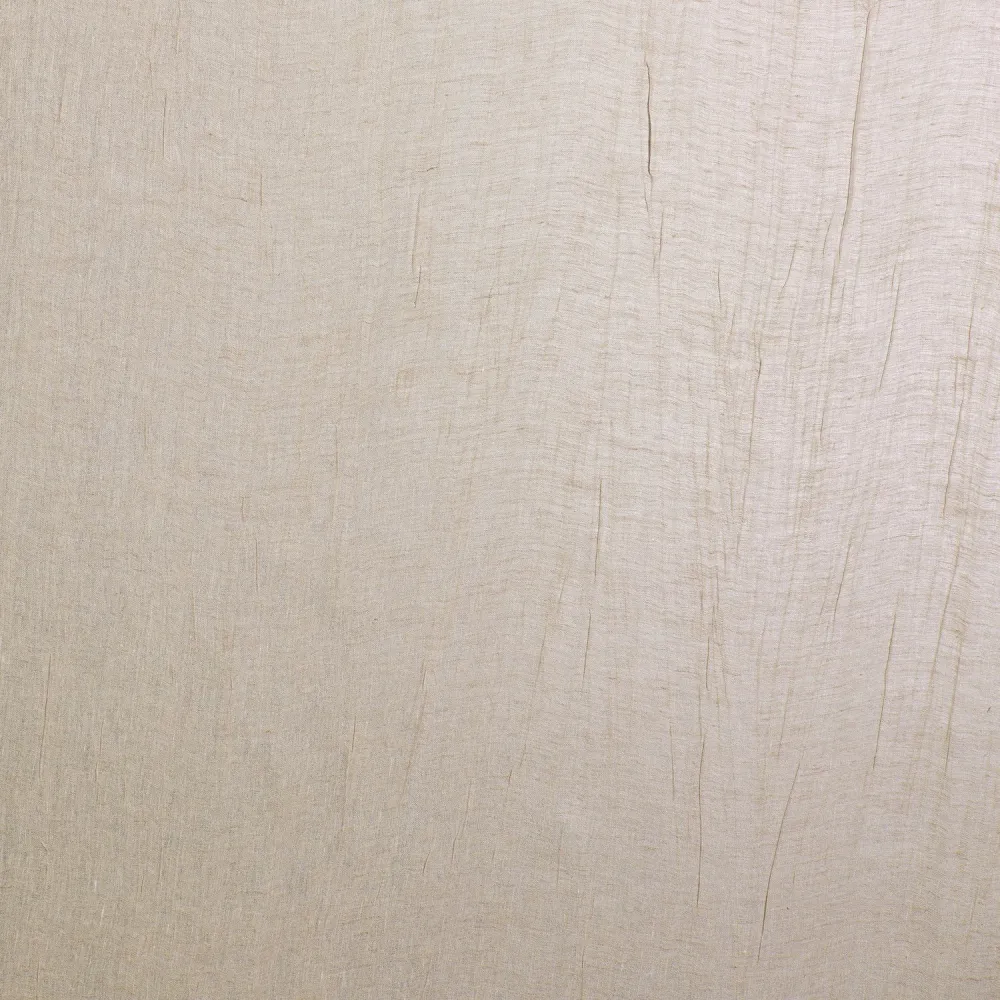 Tapeta tekstylna strukturalna imitująca płótno ATALANTA - BLANC ARGENT srebrno-biały