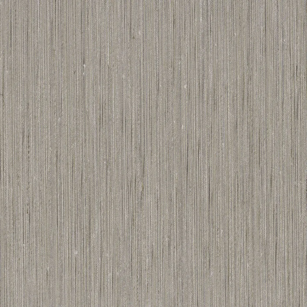 Tapeta tekstylna strukturalna w pionowe prążki JUSSIEU - GRIS NUAGE szary z beżowym