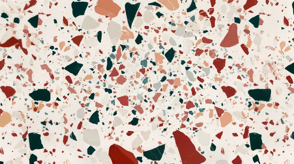 Tapeta terrazzo | Nowoczesny i kolorowy design