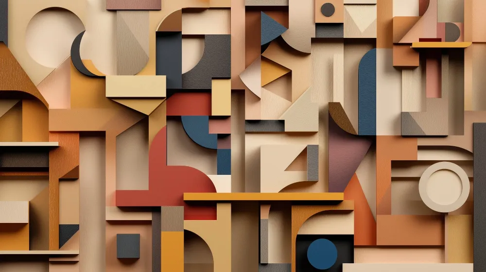 Tapety dla dzieci | Abstrakcyjne kształty geometryczne