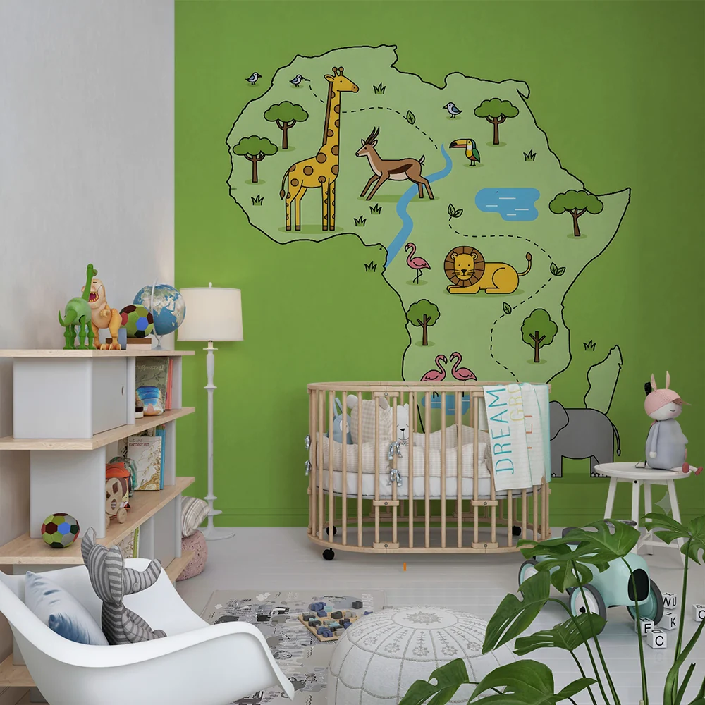 Tapety dla dzieci | Edukacyjna afrykańska safari
