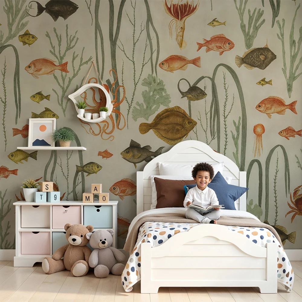 Tapety dla dzieci | Kolorowy podwodny świat