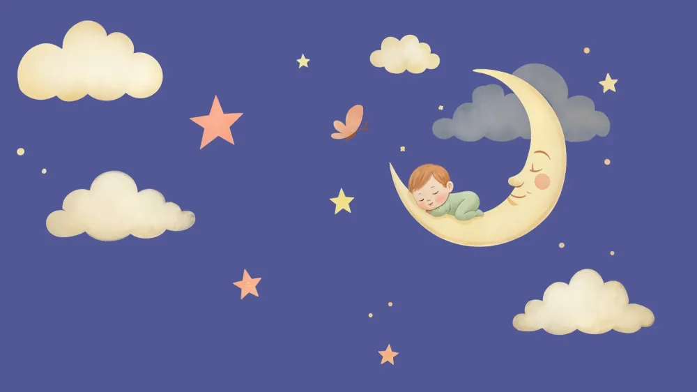 Tapety dla dzieci lune | Projekt marzycielski i uspokajający