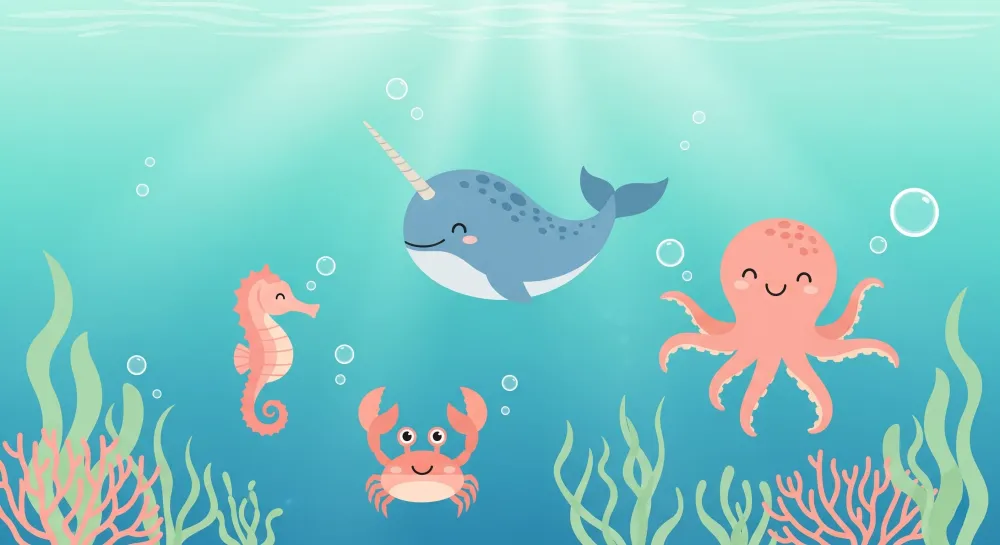 Tapety dla dzieci | Magiczny świat oceanów