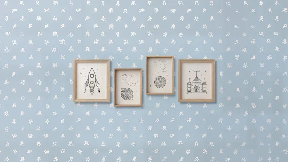 Tapety dla dzieci | Motyw astronauty i kosmos