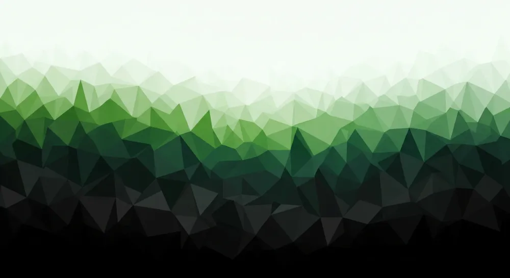 Tapety dla dzieci | Motyw geometryczny w odcieniach zieleni i czerni
