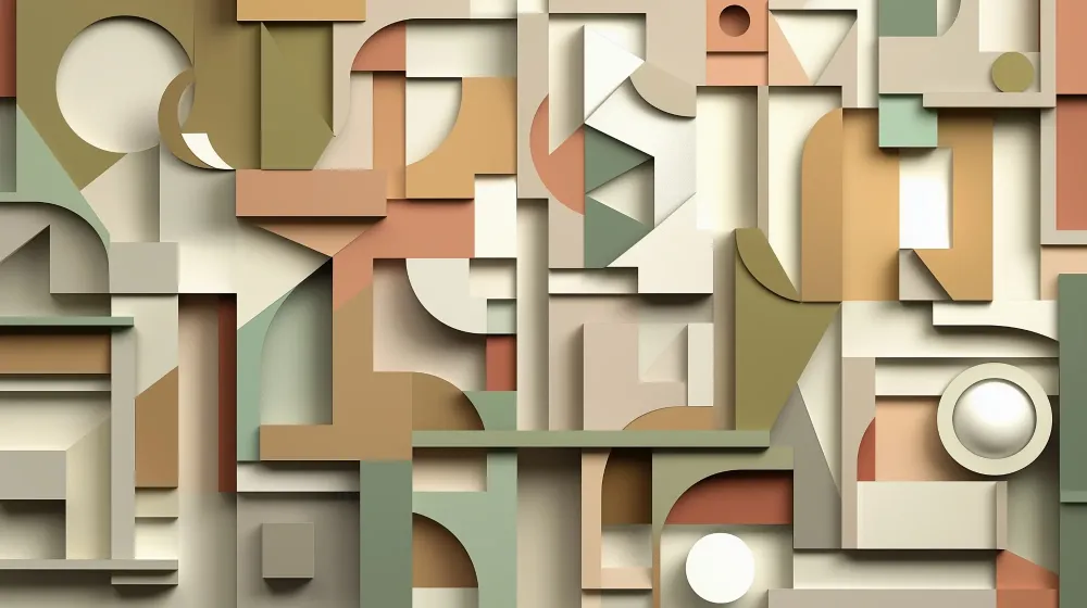 Tapety dla dzieci | Nowoczesne kształty geometryczne
