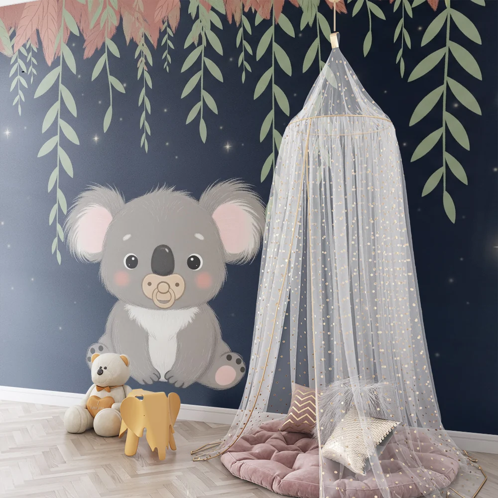 Tapety dla dzieci | Uroczy koala pod gwiazdami
