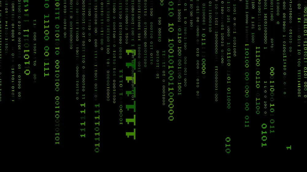 Tapety dla dzieci | Zielony kod numeryczny