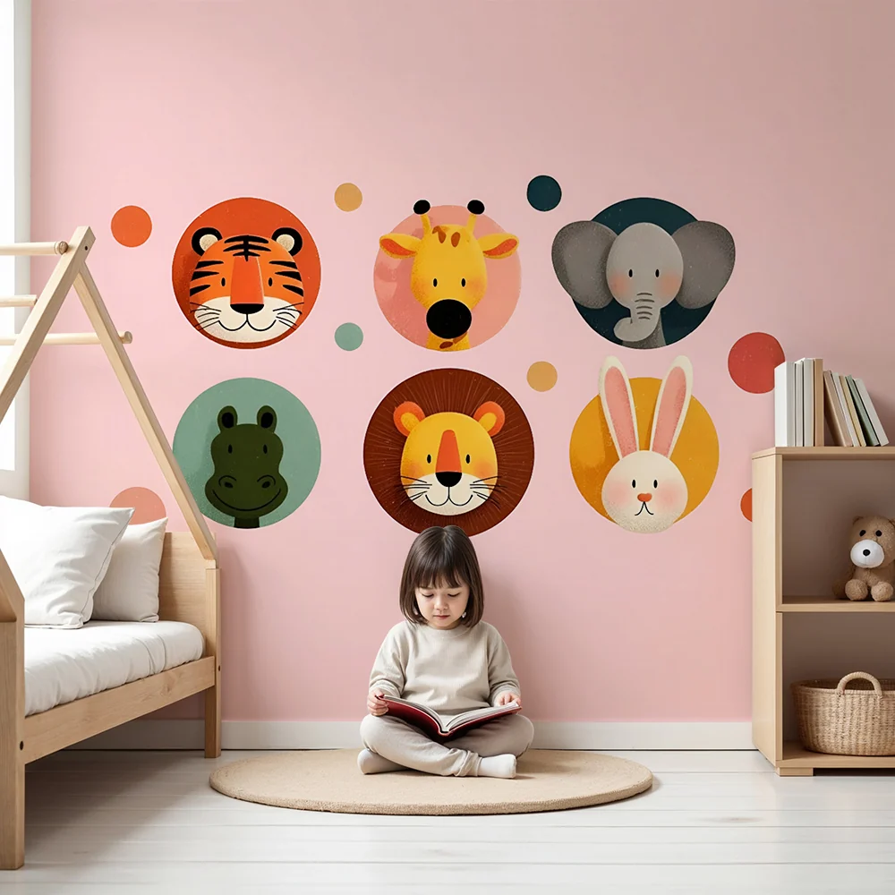 Tapety dla dzieci zwierzęta | Zabawny design dla dzieci