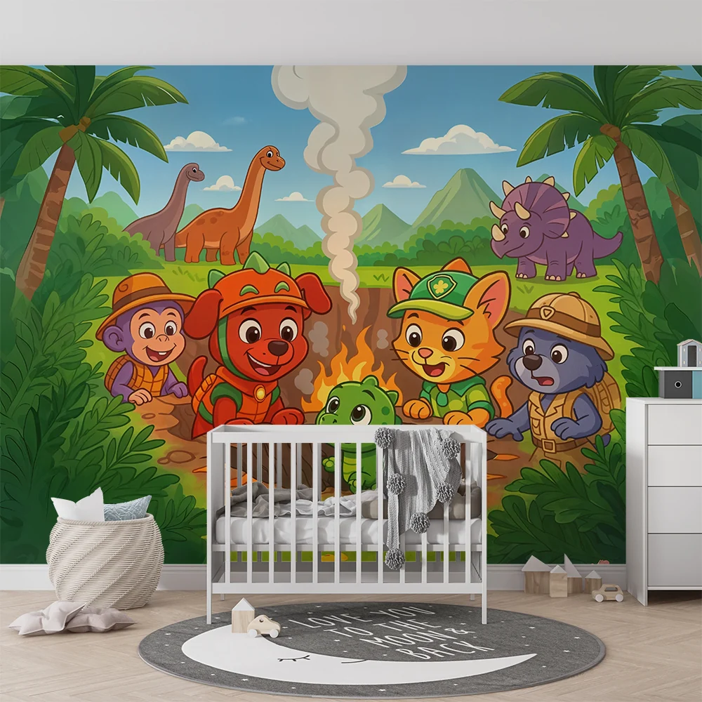 Tapety przygodowe z dinozaurami | Safari z animowanymi zwierzętami