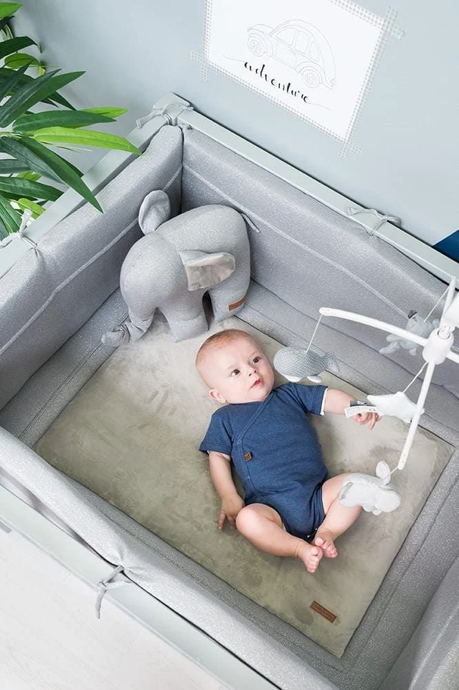 Baby's Only Dywan bokserski Sparkle Melee Silver Grey 80x100cm