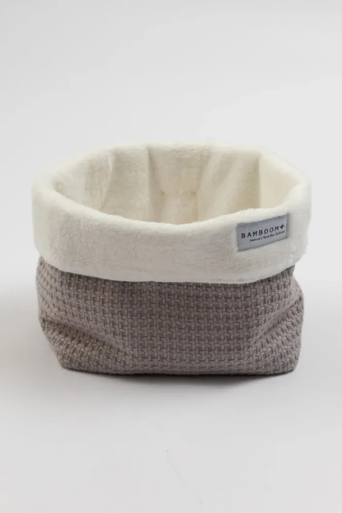 Bamboom Kosz Soft Stone Ciepł szarość