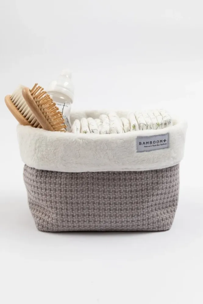 Bamboom Kosz Soft Stone Ciepł szarość