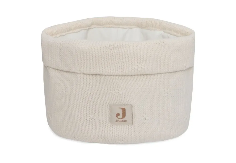 Jollein Koszyk towarowy Cosy Knit Ivory