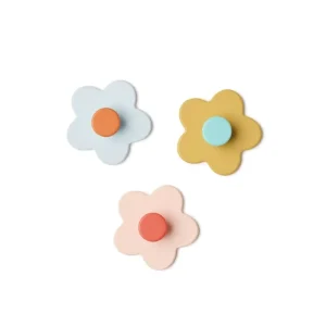 <tc>Kid's Concept</tc> Haczyk ścienny Flower Mix 3szt