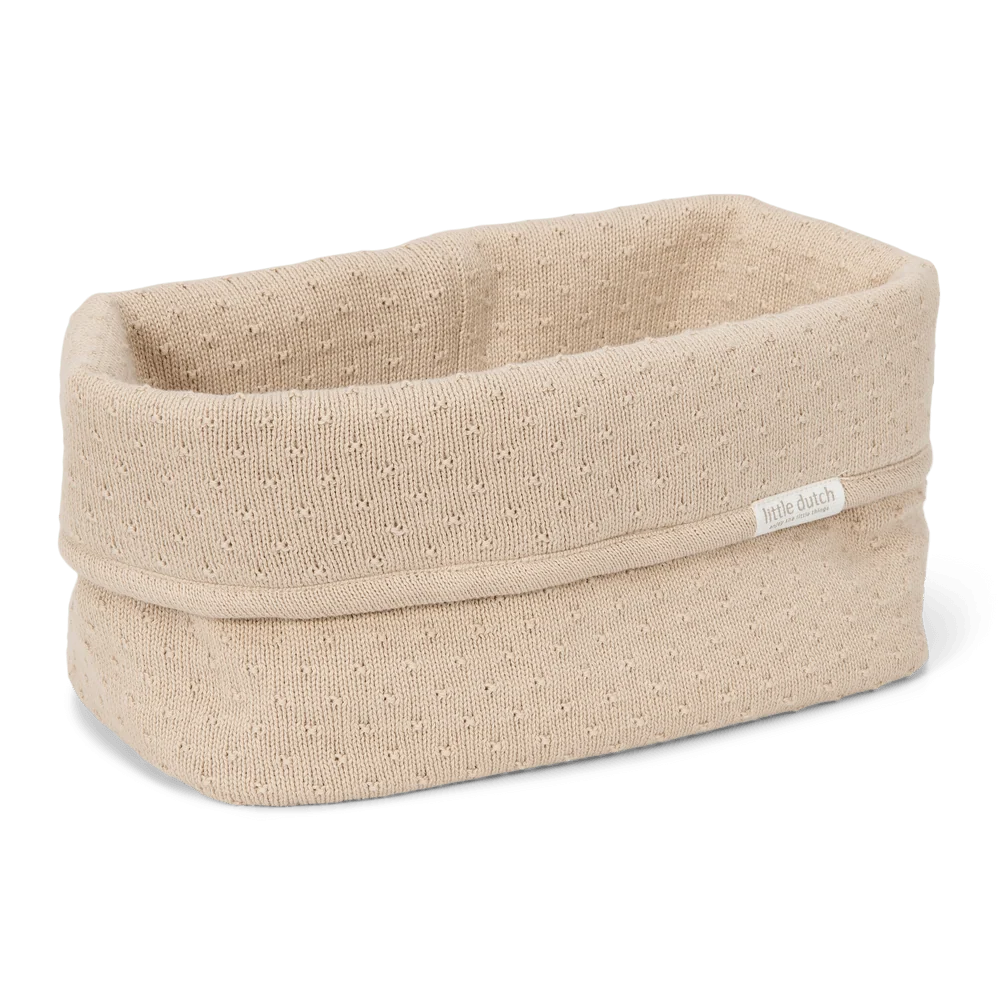 Little Dutch Kosz towarowy Pure Soft Beige Duży