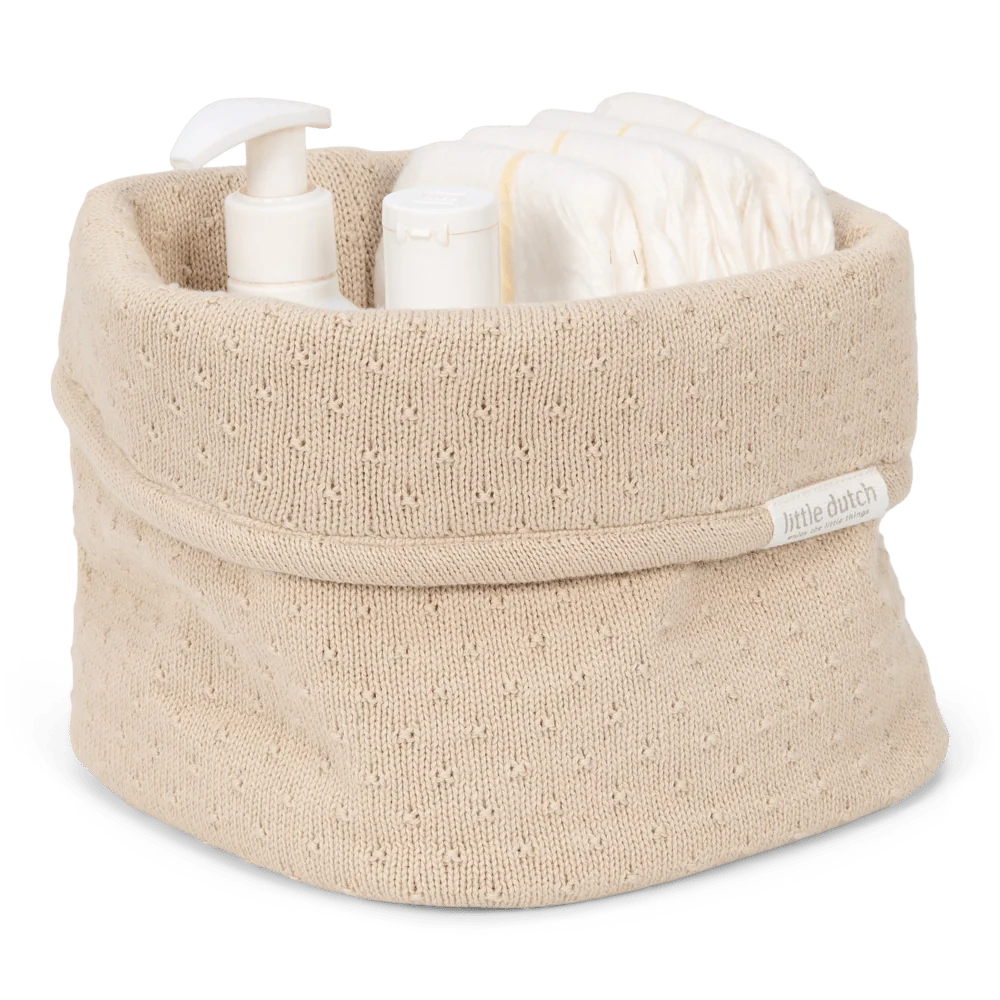 Little Dutch Koszyk towarów Pure Soft Beige