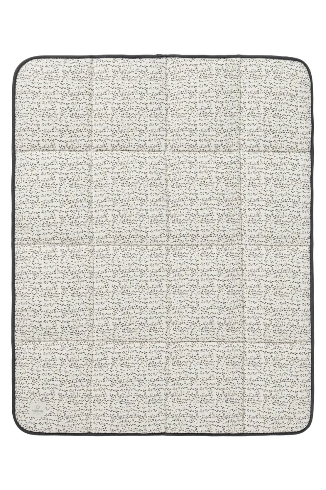 Noppies Fantazyjny kocyk do kojca w kropki dwustronny Kute żelazo 75x95cm