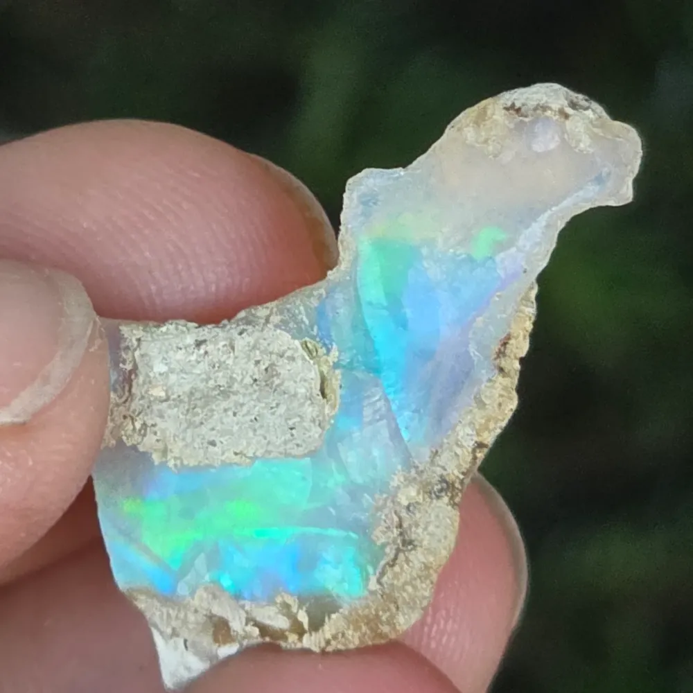 Unikalny etiopski opal ognisty | wzór 15