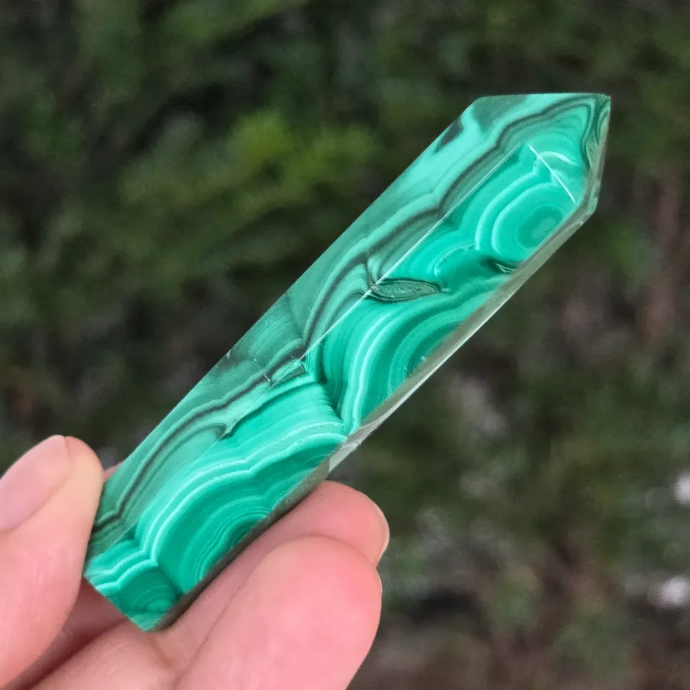 Unikalny obelisk malachitowy | Model 6