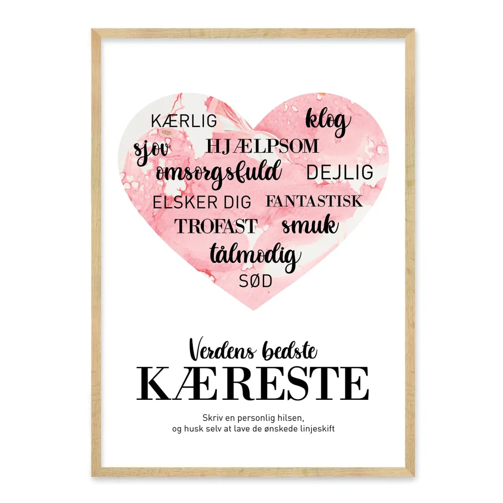 Verdens bedste Kæreste plakat