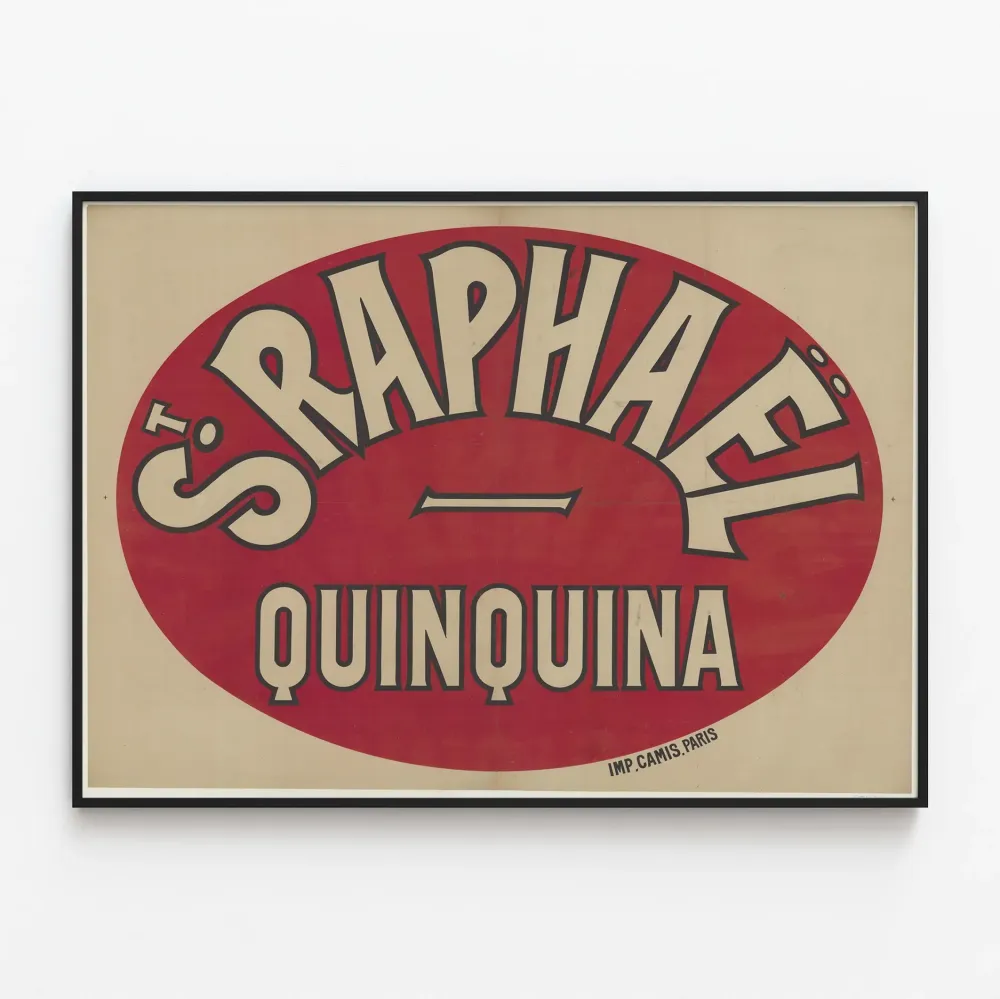 Vintage plakat St Raphaël Quinquina - Retro dekoracja ścienna