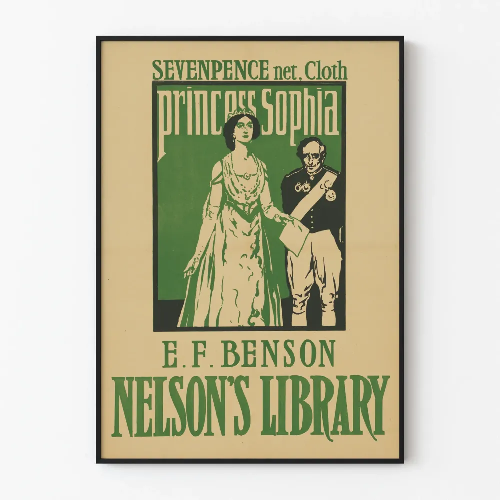 Vintageowy plakat Princess Sophia - Klasyczna dekoracja ścienna