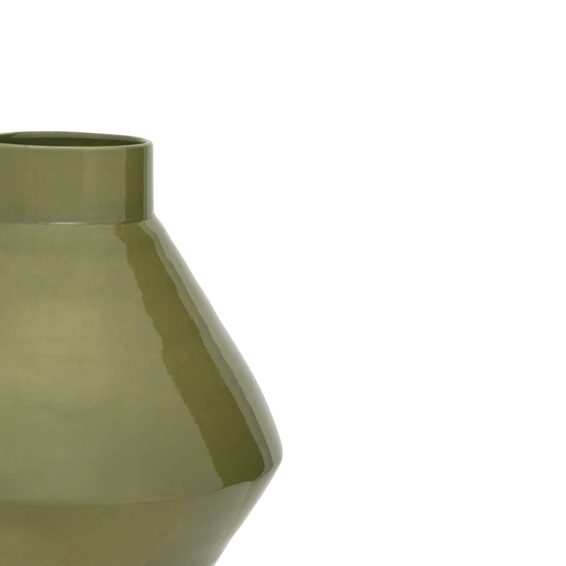 Wazon ceramiczny PHILA zielony