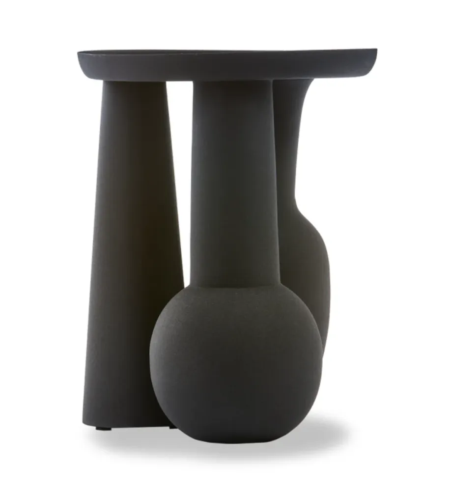 Wazon ROMAN VASE & PLATE czarny
