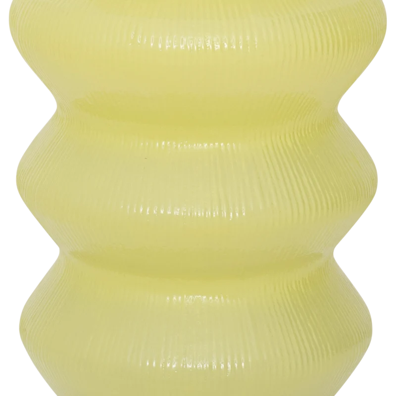 Wazon szklany LILY limonkowy