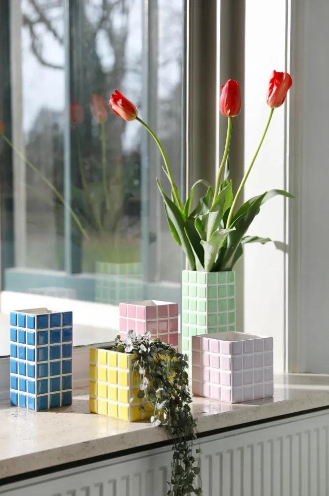 Wazon TILE zielony